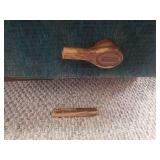 Pair of Dark Jade Green LAZ-E-BOY Rocker Recliners - 1 needs Handle Repair - HEAVY - IN BASEMENT - MUST BRING HELP TO MOVE/LOAD!