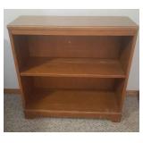 Wood Bookshelf - 30in W x 10.5in D x 30in T - in Basement - Bring Help!