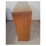 Wood Bookshelf - 30in W x 10.5in D x 30in T - in Basement - Bring Help!