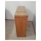 Wood Bookshelf - 30in W x 10.5in D x 30in T - in Basement - Bring Help!