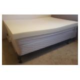 Pro Comfort Collection - Bremerton - Full Size Mattress & Box Springs - With Metal Frame & Foam Topper - in Basement - MUST BRING HELP TO MOVE/LOAD!