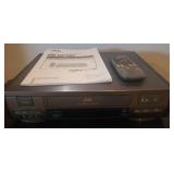 JVC Video Cassette Recorder HR-VP74U - with Remote & Manual - in Basement