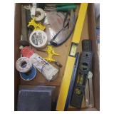 Hand Tools, Safety Goggles, Sanding Blocks, Tiki Torch Wicks, and Repair Supplies