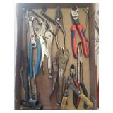 Vice Grips, Small Hand Tools, Large Lock Wrenches and Allen Wrenches