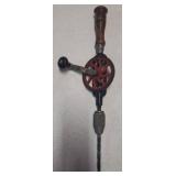 Hand Drill and Various Drill Bits