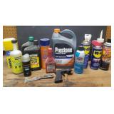 Auto Fluids, Cleaners, Oil, and Spray Lubricants