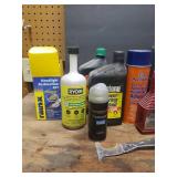 Auto Fluids, Cleaners, Oil, and Spray Lubricants