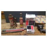Bottle Jacks, Distributor Cap, Rotor, and Oil Pump