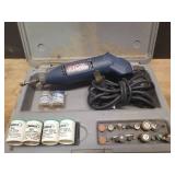 Ryobi Model #HT20VSK - Variable Speed Dremel Rotary Tool with Bits in Case, and Craftsmank VersaPak B/O Electric Adjustable Angle Screwdriver
