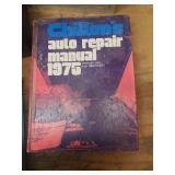 Vintage Auto Repair Manuals & Rubber Maid Tool Box with Allen Wrenches