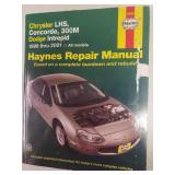 Vintage Auto Repair Manuals & Rubber Maid Tool Box with Allen Wrenches