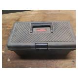 Vintage Auto Repair Manuals & Rubber Maid Tool Box with Allen Wrenches