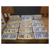 Large Collection of License Tags