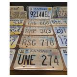Large Collection of License Tags