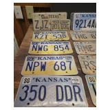 Large Collection of License Tags