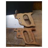 4 Hand Saws & C Clamp