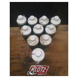 10 Full/Unopened 16oz. Bottles of KLOTZ Bean Oil Racing Lubricant and Flexible Neck Funnel