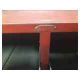 Vintage Red COLE STEEL Industrial 2 Drawer Metal Drawer Cabinet - 19in W x 16in D x 7.5in T