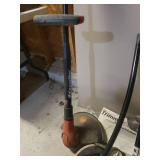 Troy Bilt Spring Assist Gas Powered Trimmer/Edger with Additional Attachments -Trimmer Plus Brush Cutter Attachment with Manual, NIP Mach 4 Line Blades and  Black & Decker GrassHog Battery Operated Tr