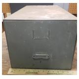 Large Metal Drawer File/Tool Case - 13in W x 11in T x 24in D