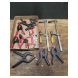 Hand Clamps, C-Clamps, and Ratchet Bar Clamps