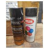 Coated Metal Shelf Rack, Wood Crate, Clip on Shop Fan, Paint & Urethane, Quikrete, and Metal Storage Box