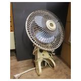 Coated Metal Shelf Rack, Wood Crate, Clip on Shop Fan, Paint & Urethane, Quikrete, and Metal Storage Box