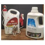 Ortho Home Defense Insect Killer - Full, Aqua-One Pond Clarifier - Full, Hoover Pet Messes Cleaner for Carpet & Car Upholstery, and Rug Doctor PET Deep Carpet Cleaner - 1/2 Full