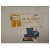 Vintage BF Goodrich Tires Hanging Light Up Sign - WORKS! - 29in L x 13in T x 4.5in D