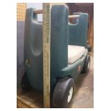 Step 2 Rolling Gardening Seat/Cart - 28in L x 14in D x 22in T