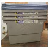 3 Sunshine Storage Systems 21 Gallon Totes with Lids