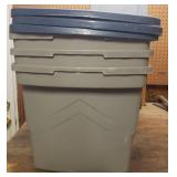 3 Sunshine Storage Systems 21 Gallon Totes with Lids