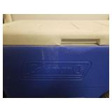 Coleman Cooler with Wheels & Pulling Handle, and LARGE Igloo Cooler with Reach in Door - Split on Top