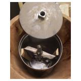 Vintage WHITE MOUNTAIN Electric Ice Cream Freezer - with Rock Salt, Measuring Cup, and Vintage Recipes