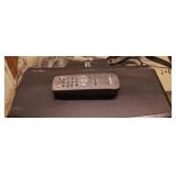 Small SHARP Television with Remote & Heavy Metal Space Saver Wall Bracket Holder, and Extra Heavy Metal Wall Bracket TV Holder