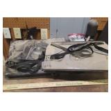 Small SHARP Television with Remote & Heavy Metal Space Saver Wall Bracket Holder, and Extra Heavy Metal Wall Bracket TV Holder