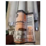 Extra Large Tote with Lid and 24 - 48in Florescent Bulbs