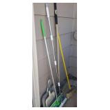 Brooms, Squeegee, Swiffer, and Dust Pans