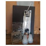 NIP Dryer Cleaning Kit, Long Hose/Pipe Cleaner, Light Fixture Globes, and Glass Block
