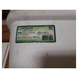 Lot of 5 Foam Coolers - Largest is 24in W x 16in D x 12.5in T
