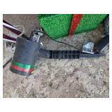 Holiday Lawn Decor: Light up Gift Box Set of 3 - Works, Pair of Candy Canes - Work, Star Shower Projector - Works, Berry & Pinecone Garland, Yard Flag, and Metal Holiday Gnome Yard Stake - Includes Tu