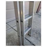 KRAUSE Aluminum Extension 2x9 Ladder - Like New Used Condition