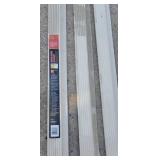 3 New/Unused MD Building Products - 9Ft Dual Vinyl Garage Door Seal Strips - for Top & Sides