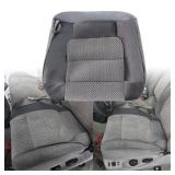 GXARTS Driver Side Front Left Bottom Cloth Breathable Seat Cover Dark Graphite Gray #MT or FT Compatible with Ford F150 XLT Super-Crew Cab Single Cab 4X4 2WD 2001 2002 2003