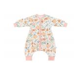 Toddler Sleep Sack with Feet, 1.5 TOG Wearable Blanket Toddler, Cotton Long Sleeves Sleep Sack 2-3T, Butterfly See Picture