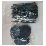 Bakulyor 50pcs Green Artificial Turf Stakes Staples + 50pcs Buffer Washer, 6 Inch 11 Gauge Landscape Staples, Galvanized Lawn Spikes, Heavy Duty Yard Ground Pin for Grass Weed Barrier Sod Fabric - Ret