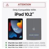 Dexnor for iPad 9th Generation Case with Keyboard Floating Cantilever Magnetic Stand Multi-Touch Trackpad Backlit Pencil Holder Magic Style Keyboard for iPad 9th/8th/7th Generation 10.2, Peony Pink - 