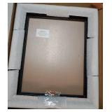 Wall Mount 11x14inch Picture Frames: Wooden Black Frames 11x14 for Gothic Decor, Artwork, Poster Print, Photo Display Wall Photo Frame 11 by 14 in with Acrylic Glass and Backing - Retail: $50
