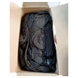 Basic Disposable Medical Synmax Vinyl Exam Gloves- 4 mil Safety Glove 100pcs - Latex-Free & Powder-Free - SGBE 8002, Medium (Black)