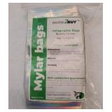 Holographic Bags 100pcs Mylar Bags 3x4 inches Resealable Bag with Party Favor Bag Coffee Storage for Small Business.